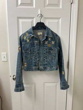 Denim & Supply Ralph Lauren Blue Denim Jacket with Embroidery